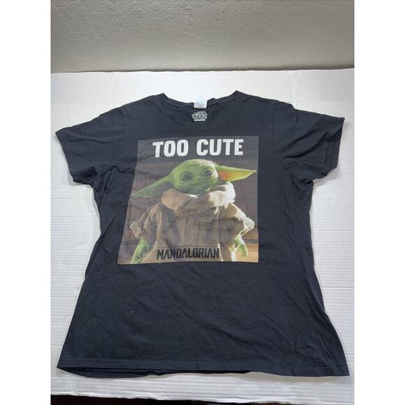 Star Wars Yoda Too Cute T Shirt XL - Picture 1 of 7